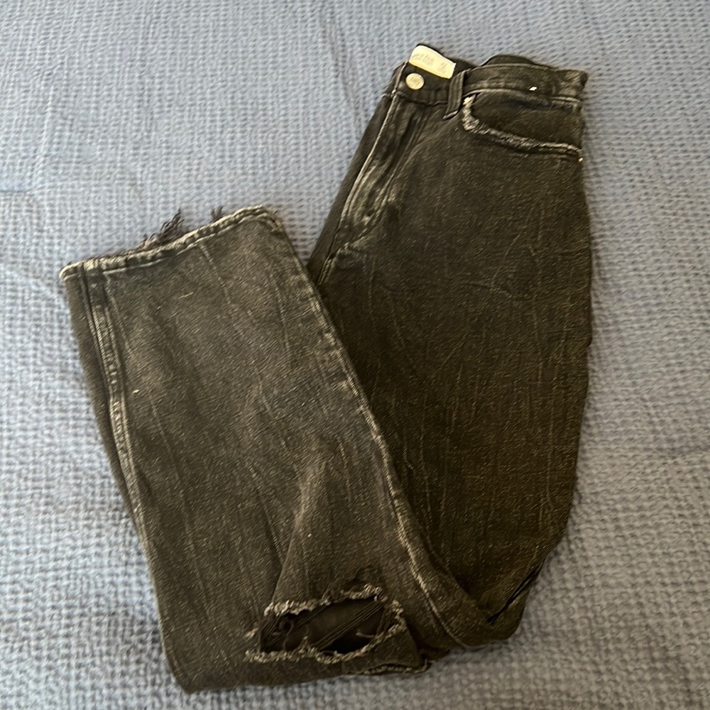 Abercrombie Ultra High Rise Ankle Straight Jeans
